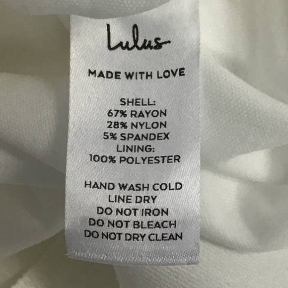 LULU'S XS White How Much I Care Ivory Off-the-Shoulder Midi Dress NEW B60 - Picture 10 of 12